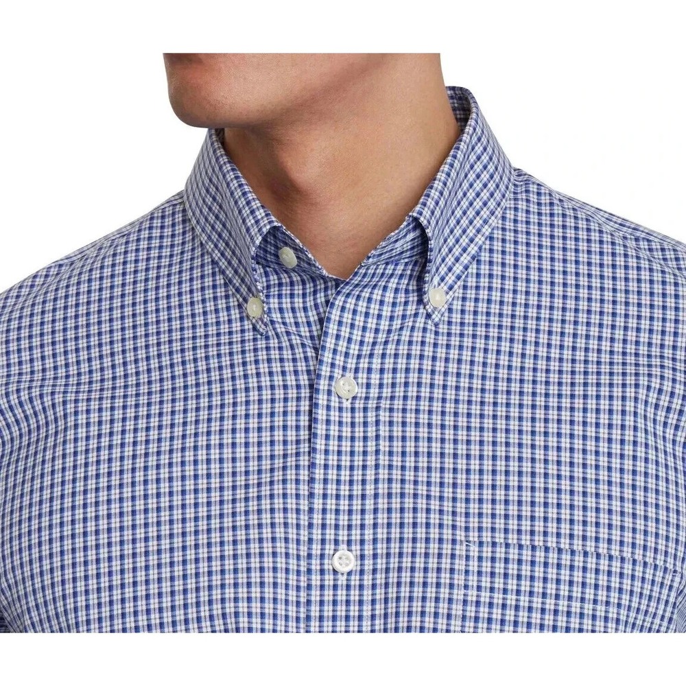 Kirkland Signature Men's Traditional Fit Dress Shirt, Blue, 17 x 34/35 - Picture 2 of 5